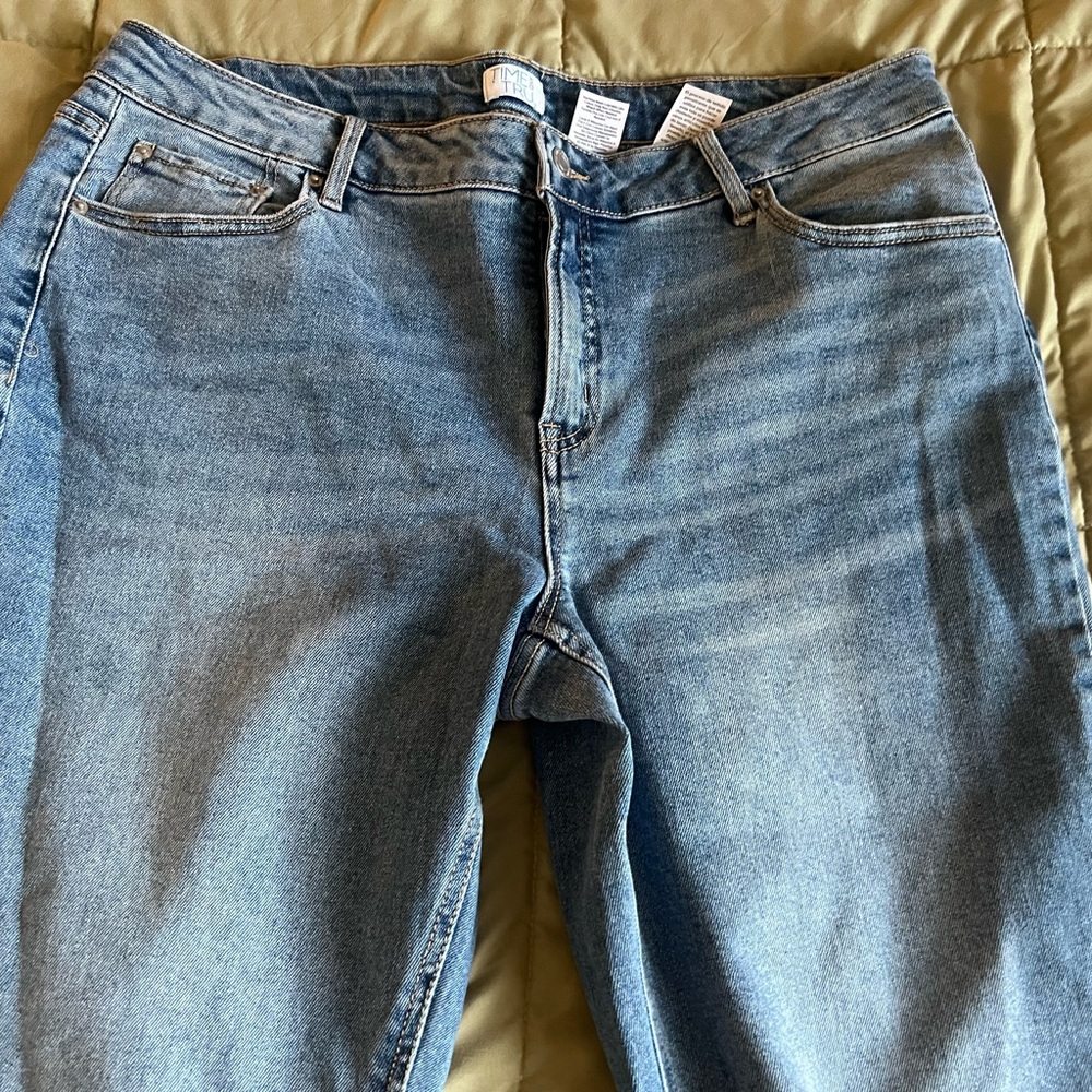 Time and Tru Light Blue Straight Leg Jeans